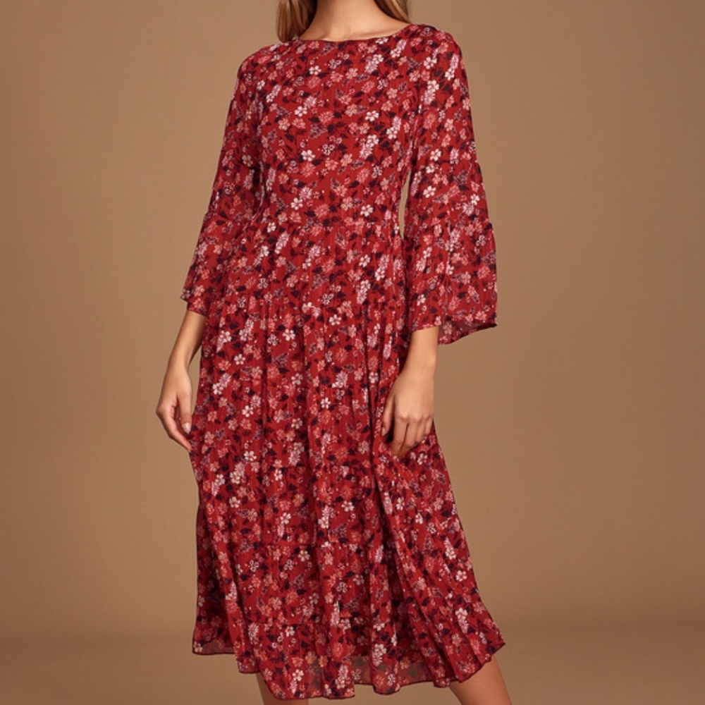 En saison floral dress